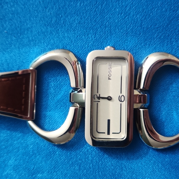 3 fossil watch and original tin box